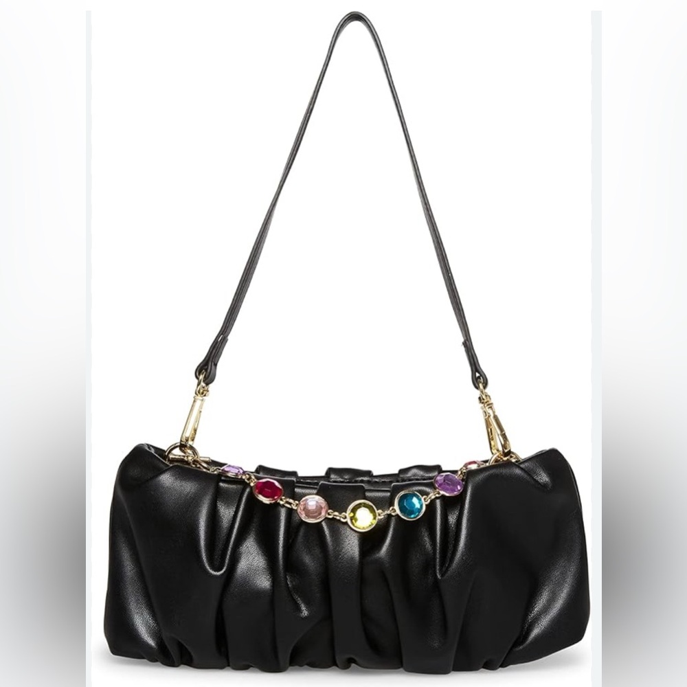 Betsey Johnson Party Black Shoulder Bag